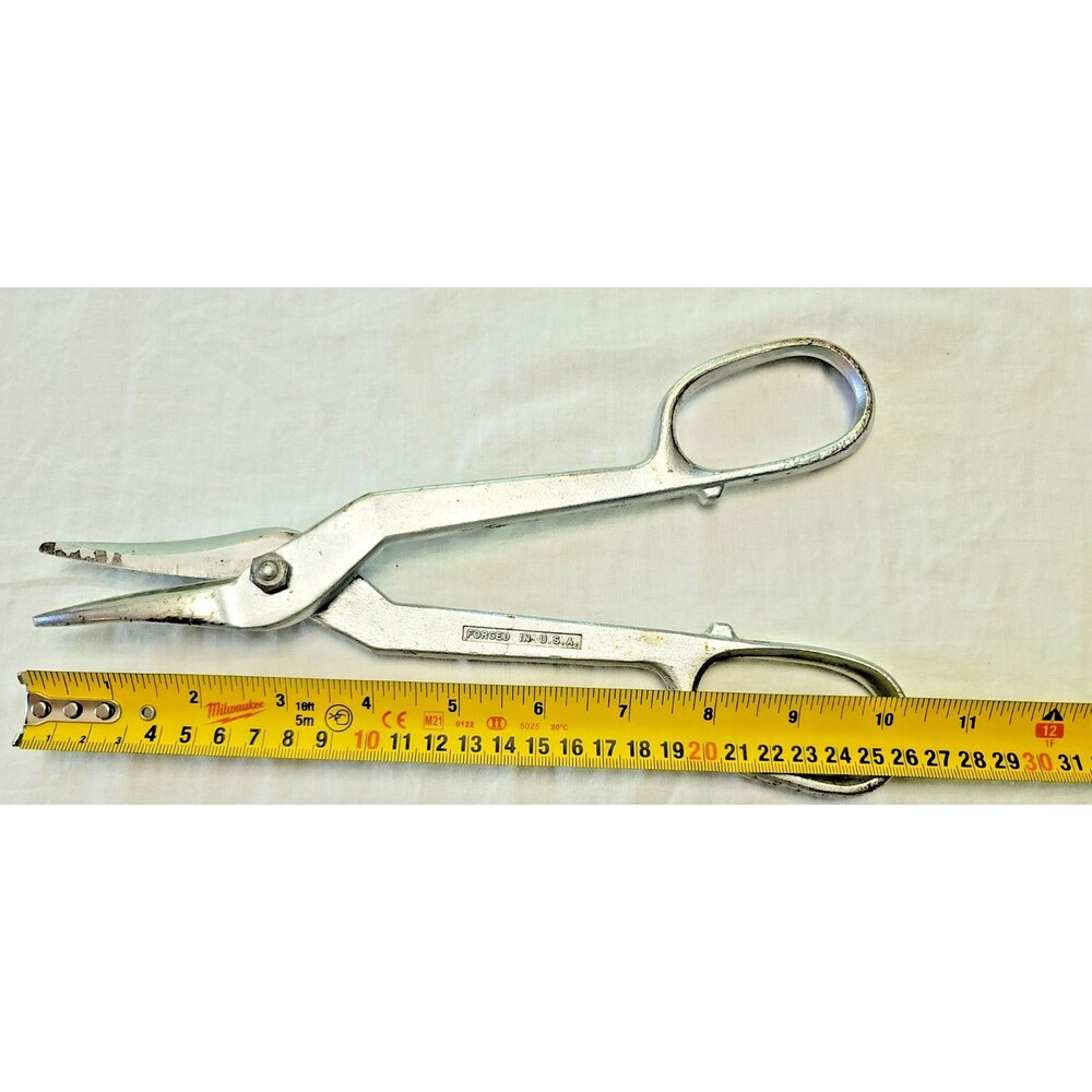Vintage Mastercraft Tin Snips Metal Cutting Tool 10 1/2" Project DIY Sheet